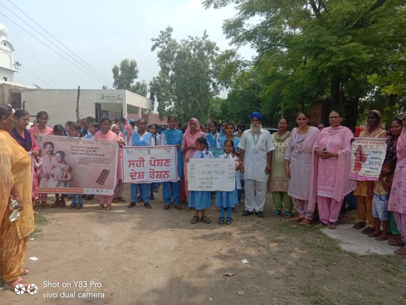 Awareness rally organized under nutrition campaign