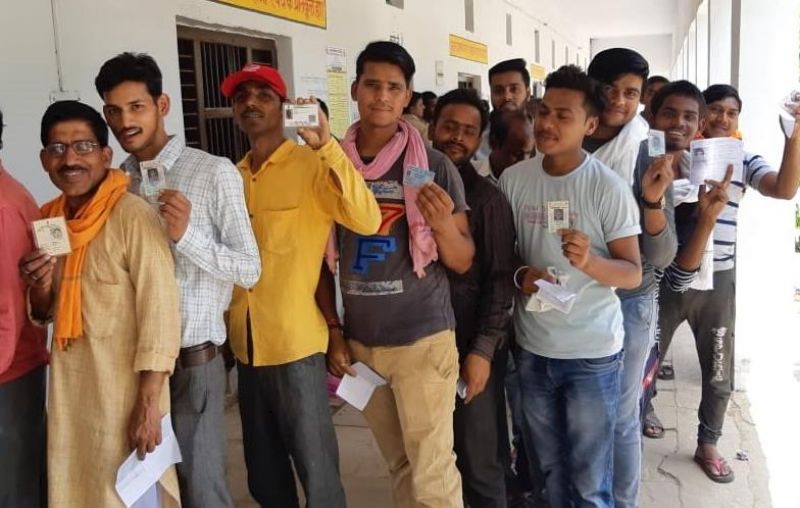 Fourth round of Lok Sabha elections, 50 percent polling