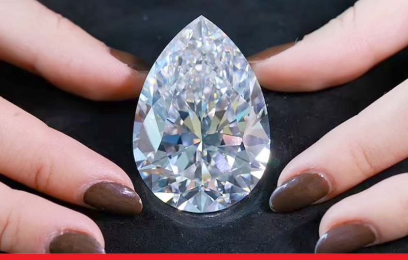 The world's largest white diamond 'The Rock' is going to be auctioned