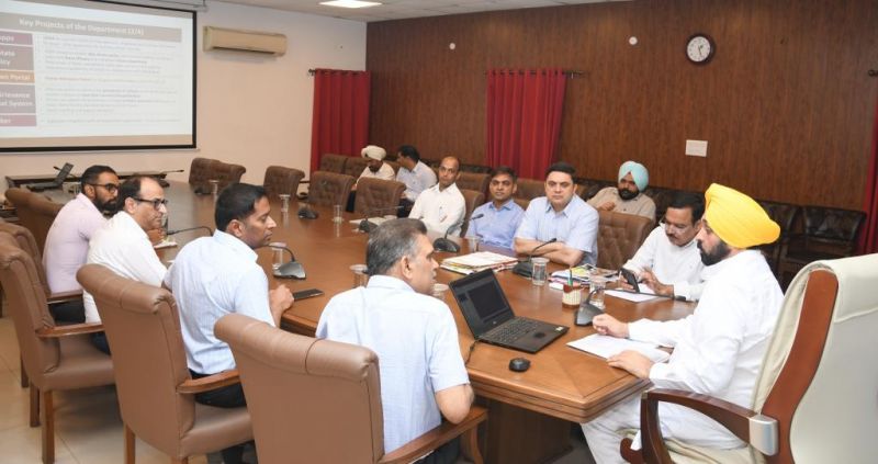 Bhagwant Mann directs to promote e-office for more transparency in public services system