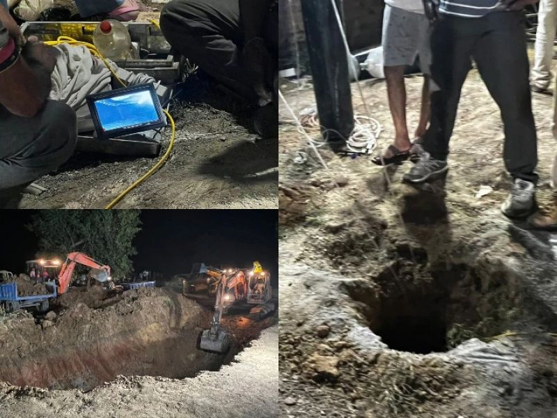 Innocent 10-year-old falls into 80-foot-deep borewell in Chhattisgarh