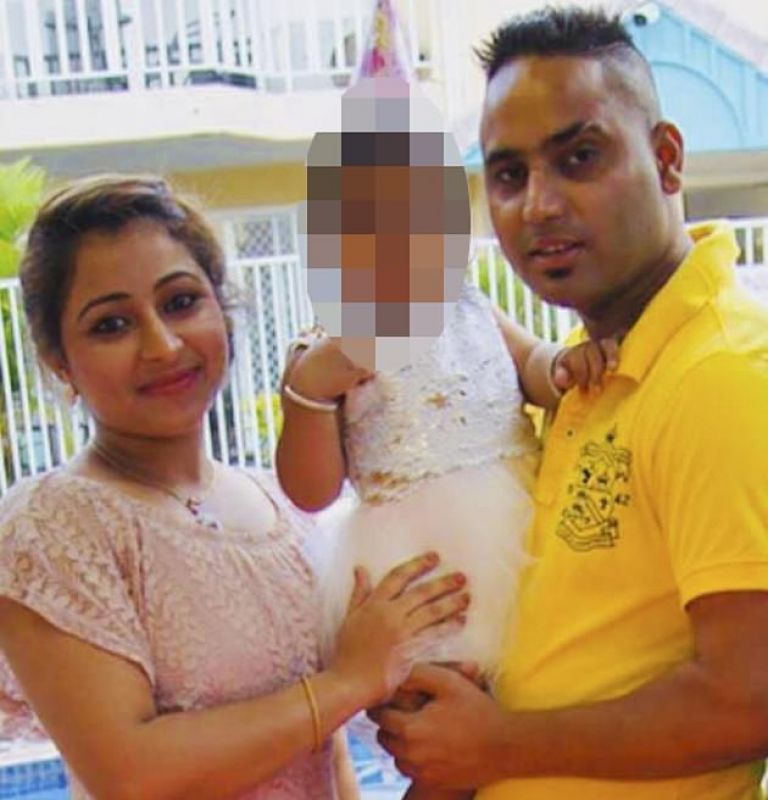 Ravneet Kaur with Husband 