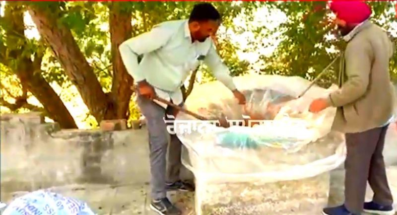 Excise department raids in Mahalam village, seizes large quantities