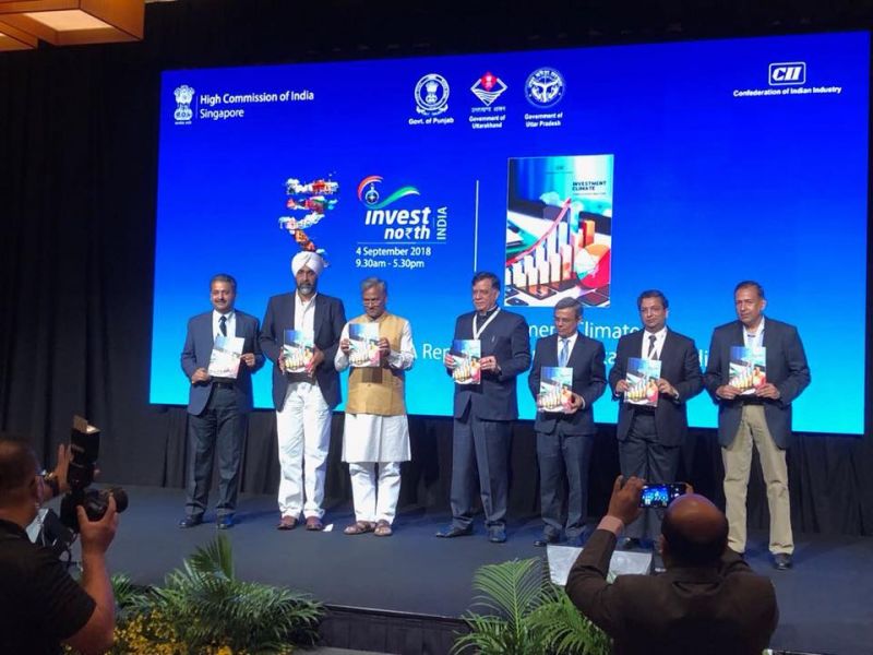 Manpreet Singh Badal in 'Invest North 2018' at Singapore 