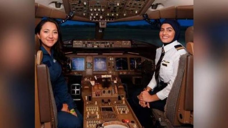 Saudi Arab Women Pilots, Flight Attendants