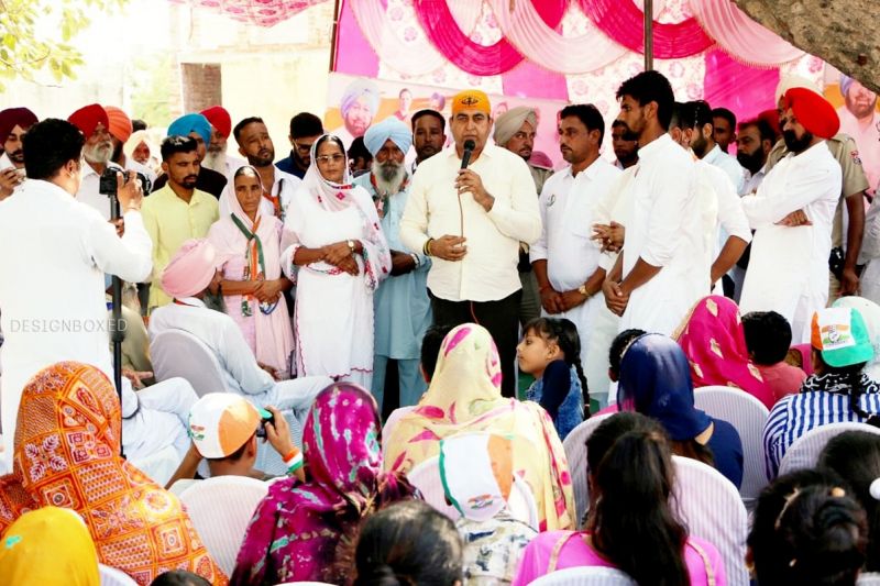 Congress candidate Captain Sandeep Singh Sandhu election campaign