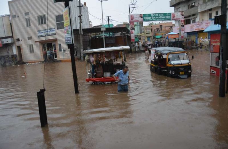 Heavy rains in Alwar