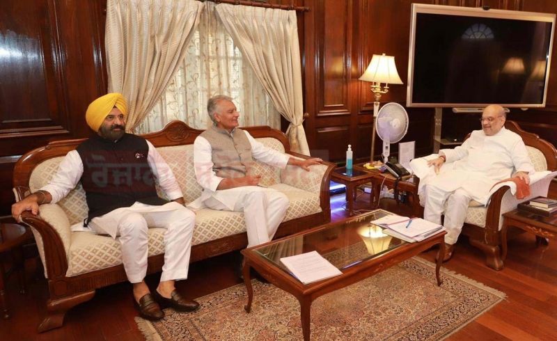 Sunil Jakhar Meets Home Minister Amit Shah