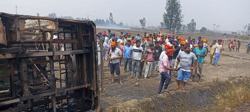 A major accident in Batala