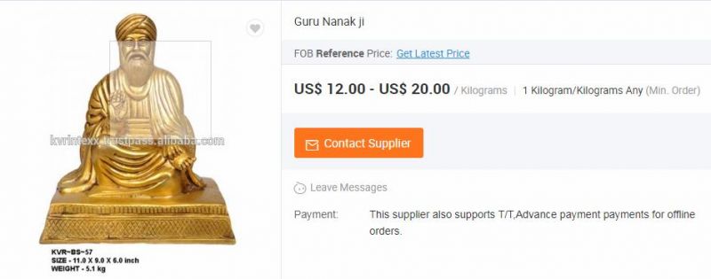 Guru Nanak Dev Ji Statue online sale