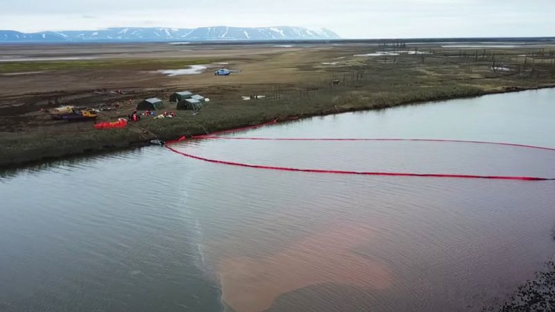 Siberia diesel spill from power plant 