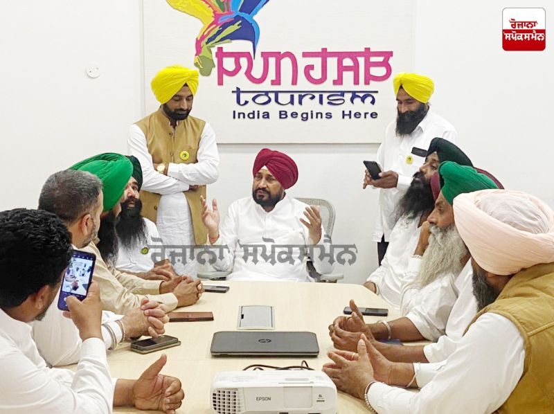 CM Charanjit Singh Channi and Farmers