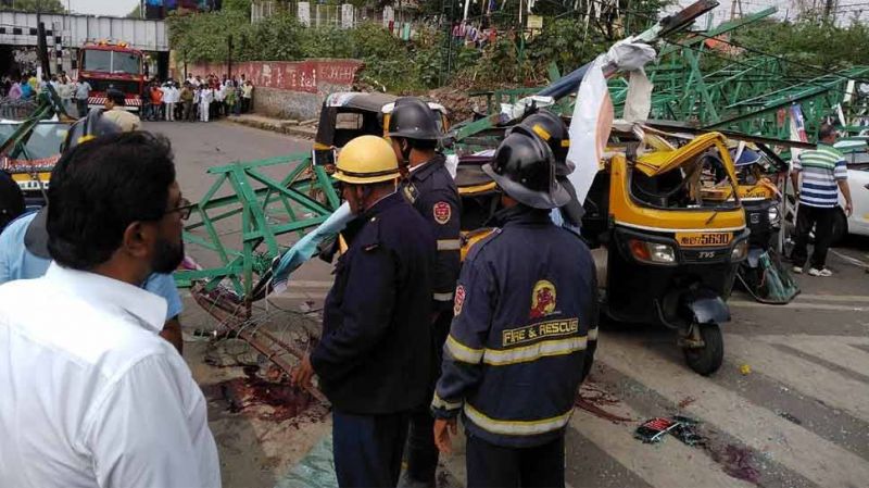 Flex Banner Beside Railway Station Of Shivaji Nagar 