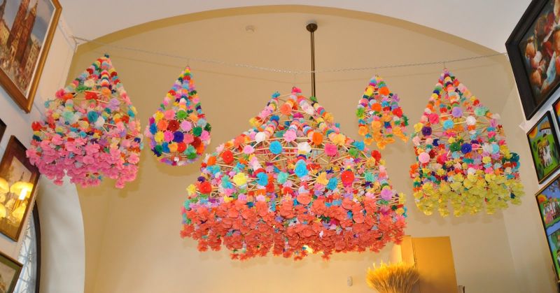 paper chandelier
