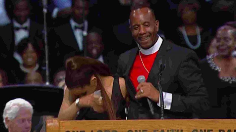 Bishop Apologizes for Touching Ariana Grande 