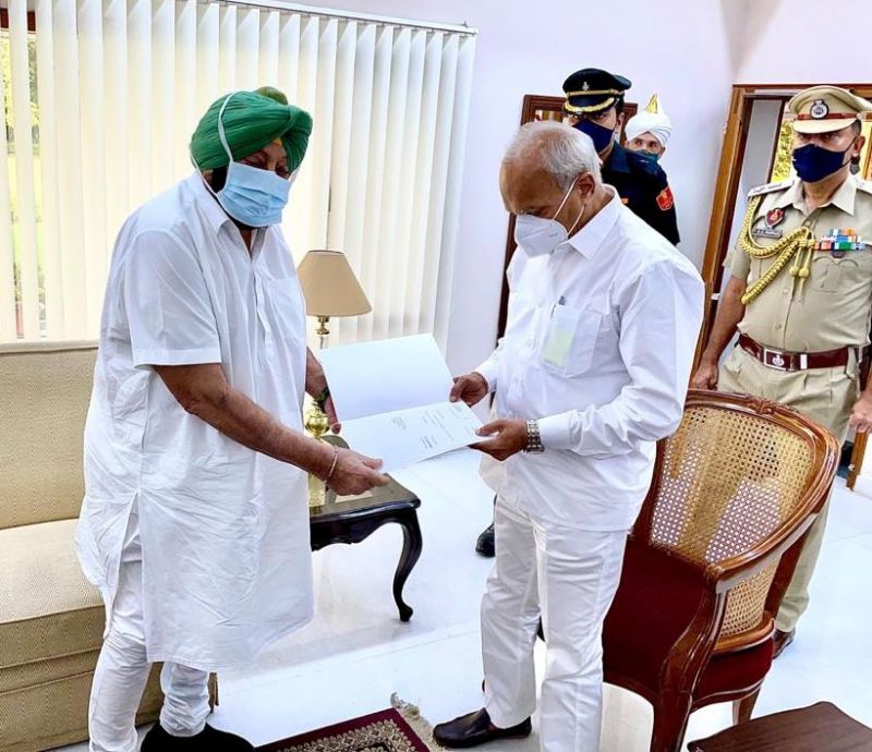 Captain Amarinder Singh Resigns