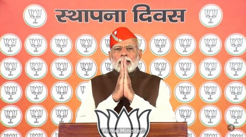 PM Modi on BJP foundation day