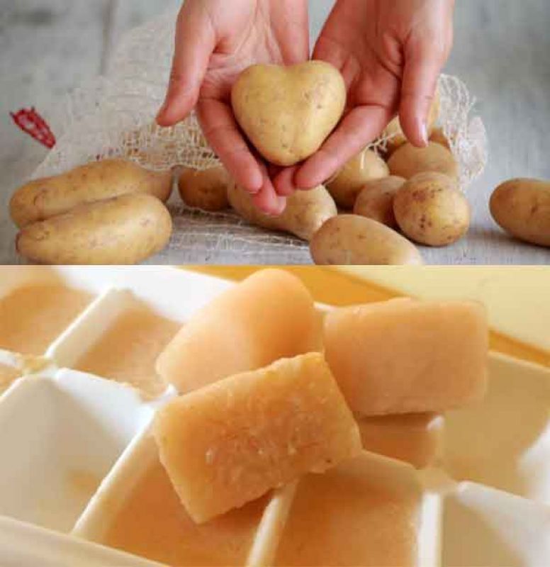 Potato Ice Cubes
