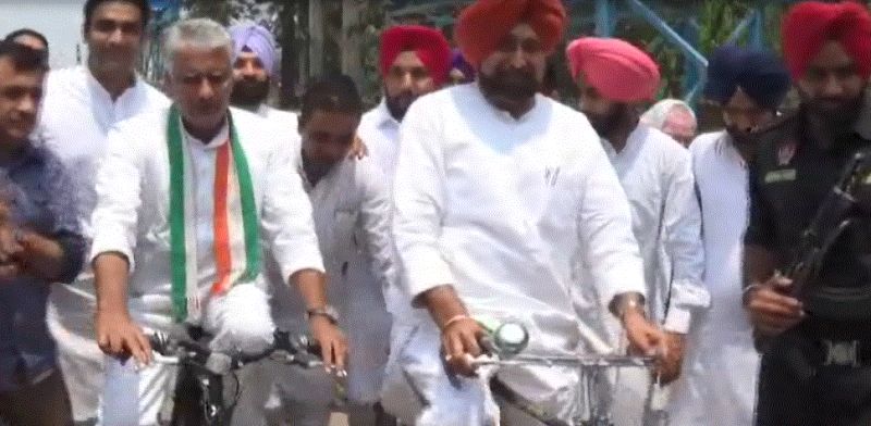 Rally in kharar against BJP