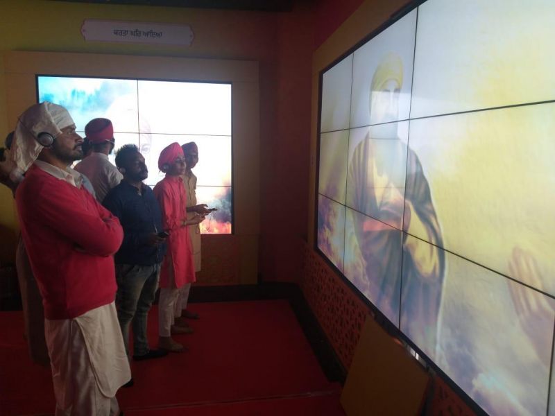 Dera Baba Nanak : Large number of sangat visited digital museum 