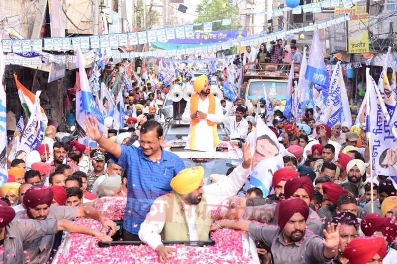 Arvind kejriwal Road Show 