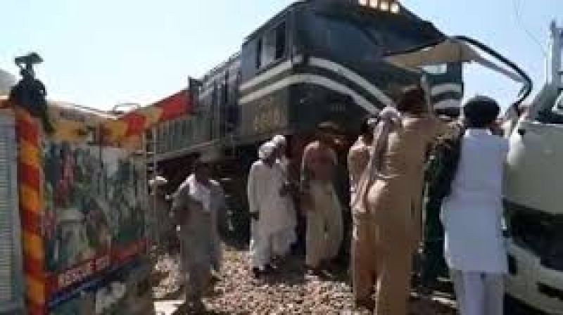Train accident at Sheikhupura