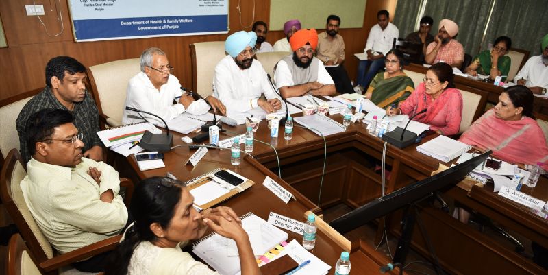  Balbir Singh Sidhu meeting with all civil surgeons