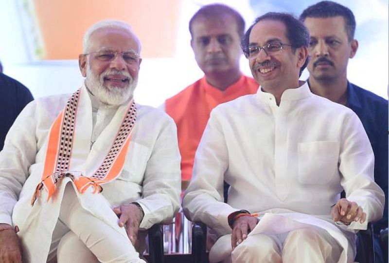 Udhav and PM Narendra Modi 