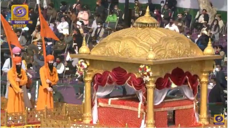 Tableau of Punjab showcases the glory of 9th Sikh Guru, Sri Guru Tegh Bahadur.