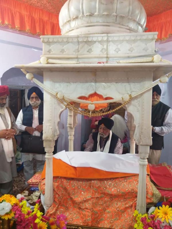 Paramjit Singh Sarna at Sri Nankana Sahib