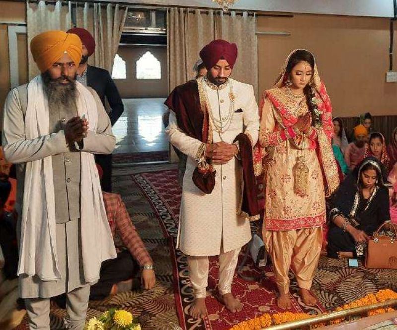 Indian Hockey captain Manpreet Singh marries Illi Siddique in Jalandhar