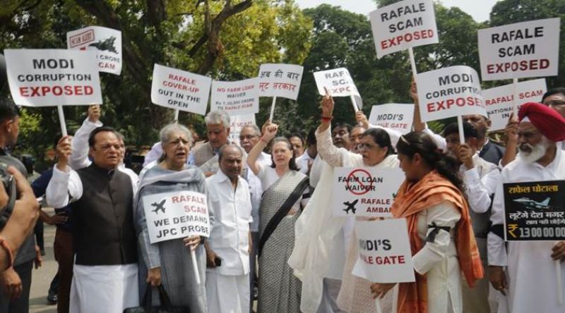 Sonia Gandhi protest