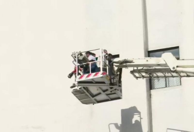 Fire breaks out in MTNL building Mumbai