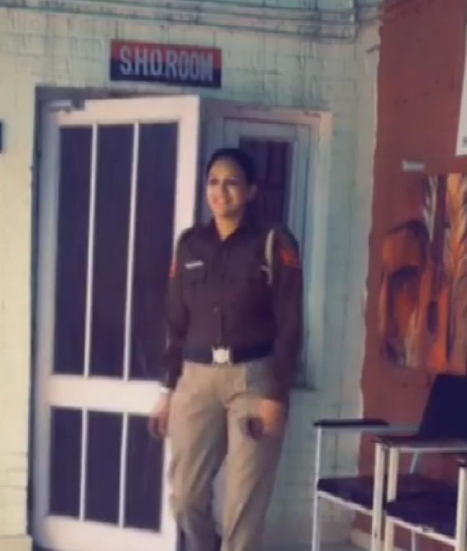 Tik tok video of chandigarh woman police officer