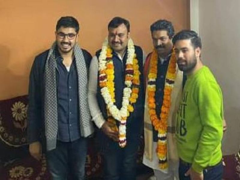 Shubhang Gotiya With BJP Leaders