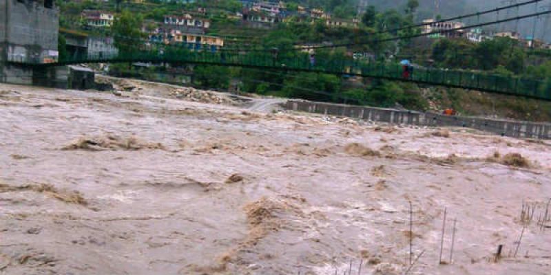 Heavy rain in Uttarakhand