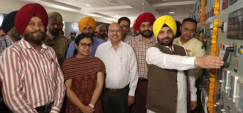  Inauguration of first 66 kv line on Monopole in Punjab at district Ludhiana