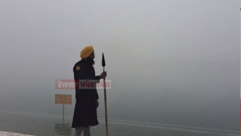 Dense fog covered Amritsar 