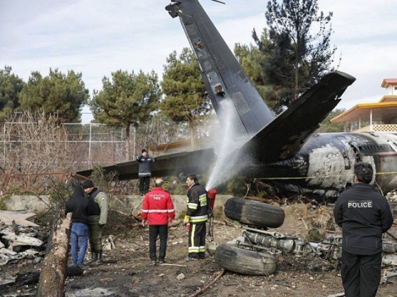 Cargo Plane Crashes in Iran 