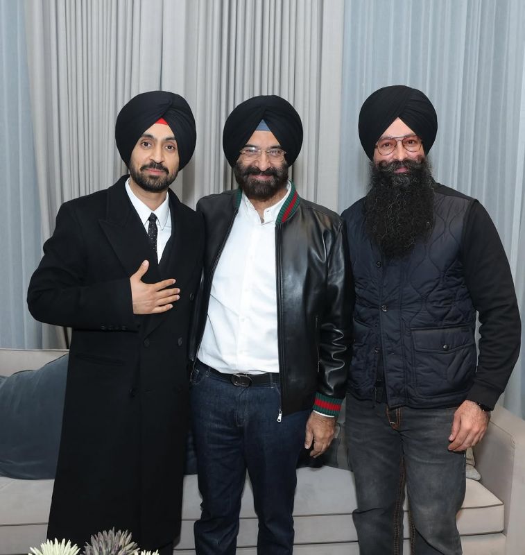 Diljit Dosanjh met with Manjinder Singh Sirsa