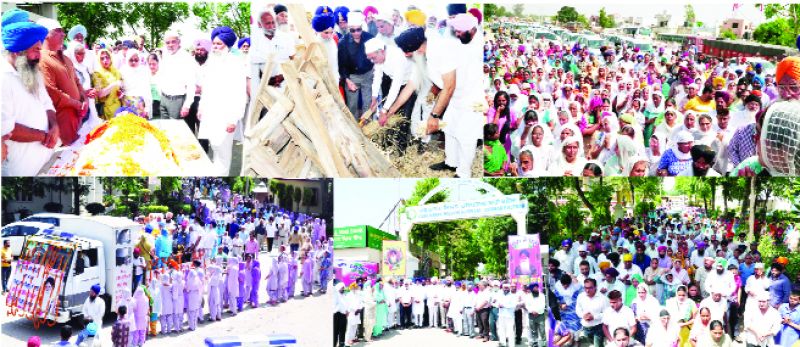 Baba Buddh Singh Dhan's funeral