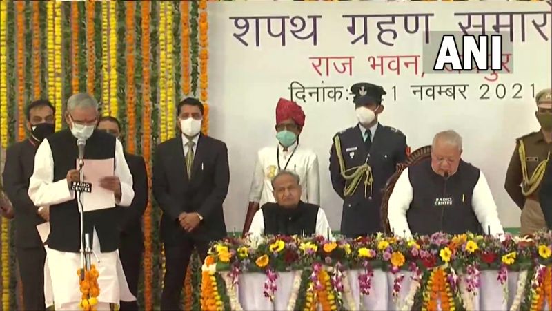  In Rajasthan, 15 MLAs have been sworn in as ministers