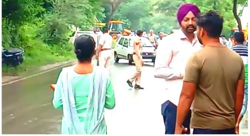 Private bus overturns in Sunam, passengers seriously injured