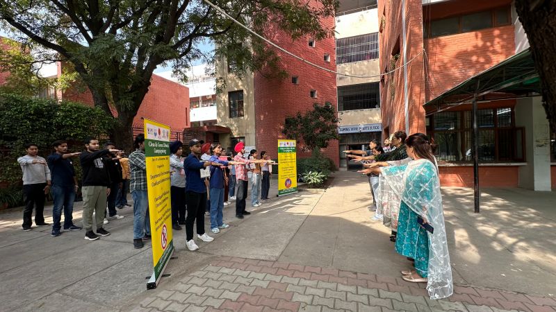 Sri Guru Gobind Singh College celebrated Green Diwali