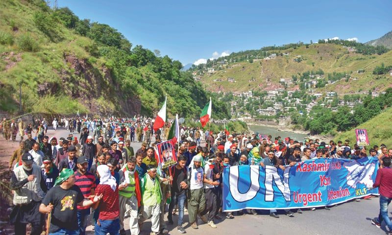 Article 370 abrogation: Chanting anti-India slogans, JKLF marchers head to LoC