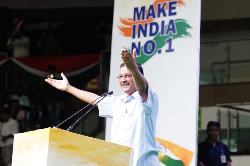 Delhi CM Arvind Kejriwal launches mission 'Make India No. 1'