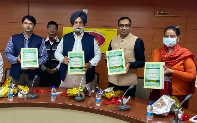 Sukhjinder Randhawa released Compendium of Circulars of Punjab State Cooperative Agricultural Development Bank 