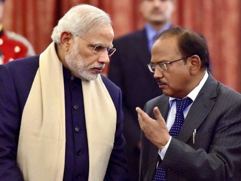 Ajit Doval with PM Modi