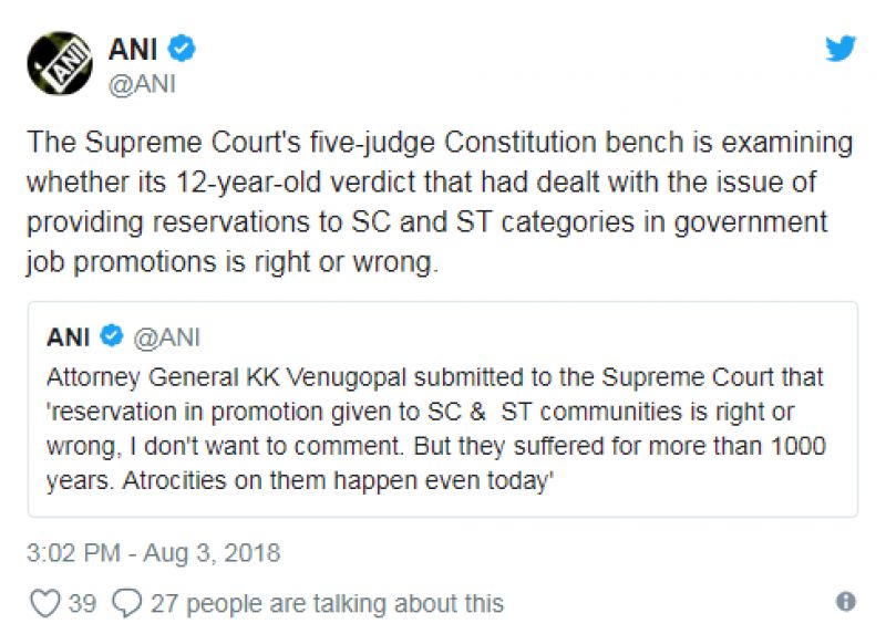 SC asks 'AG' to frame holistic guidelines 