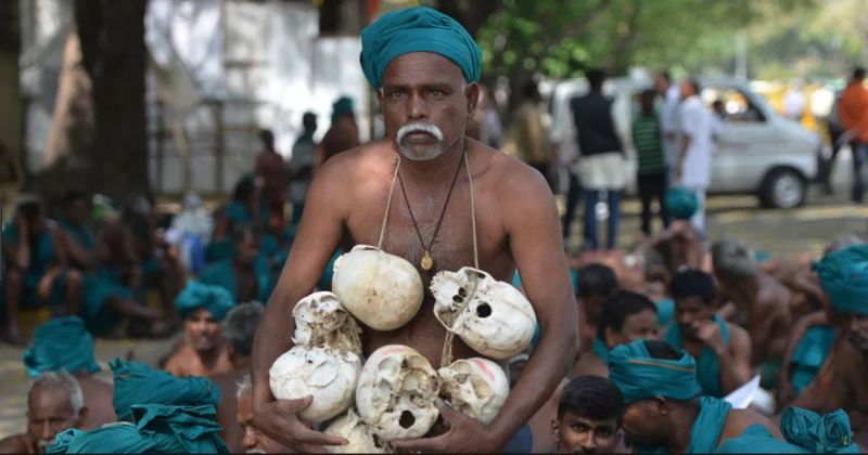 Tamil Nadu Farmers protest